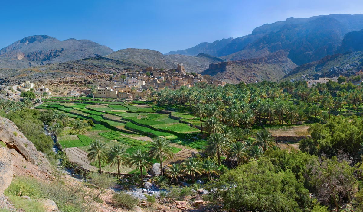 The village Bilad Sayt, Oman